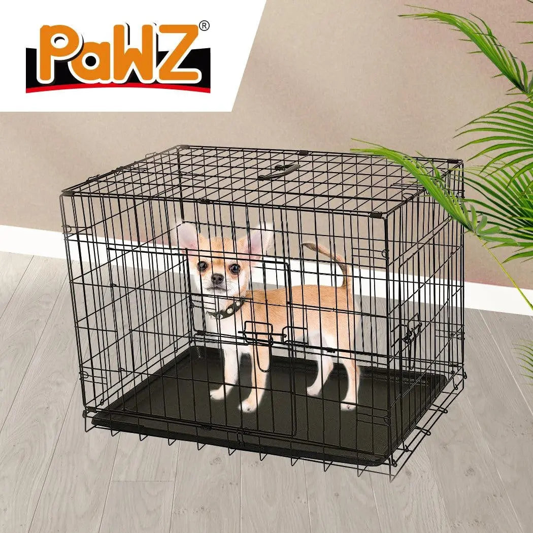 PaWz Pet Dog Cage Crate Kennel Portable Collapsible Puppy Metal Playpen 30