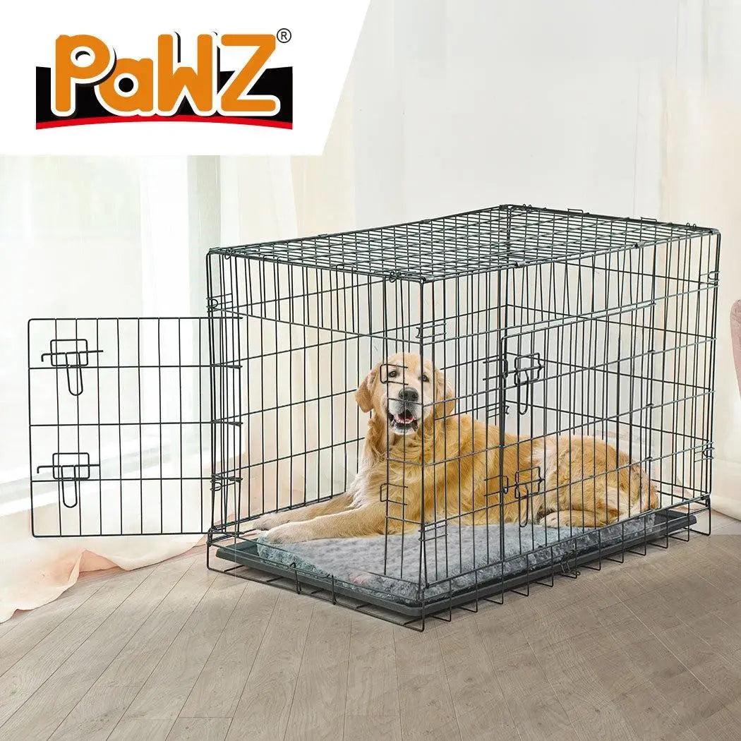 PaWz Pet Dog Cage Crate Kennel Portable Collapsible Puppy Metal Playpen 42