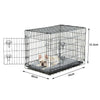 PaWz Pet Dog Cage Crate Metal Carrier Portable Kennel With Bed 30" Deals499