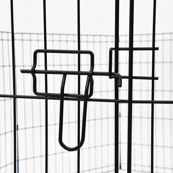 PaWz Pet Dog Cage Crate Metal Carrier Portable Kennel With Bed 30" Deals499