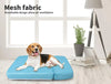 PaWz Pet Stairs Steps Ramp Portable Foldable Climbing Staircase Soft Dog Blue Deals499