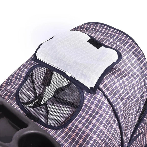 PaWz Pet Stroller 4 Wheels Dog Cat Cage Puppy Pushchair Travel Walk Carrier Pram Deals499