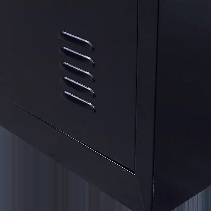 Padlock-operated Lock 6-Door Locker for Office Gym Shed School Home Storage Black Deals499