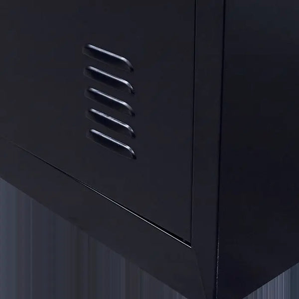 Padlock-operated Lock 6-Door Locker for Office Gym Shed School Home Storage Black Deals499