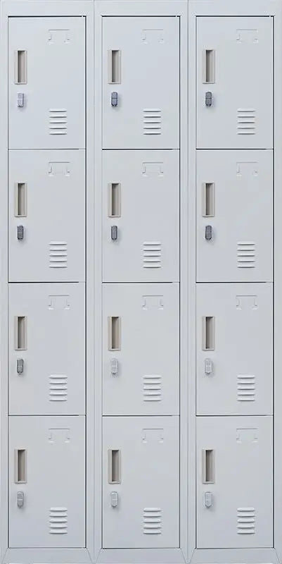 Padlock-operated lock 12 Door Locker for Office Gym - Light Grey Deals499