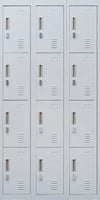 Padlock-operated lock 12 Door Locker for Office Gym - Light Grey Deals499
