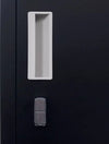 Padlock-operated lock 2-Door Vertical Locker for Office Gym Shed School Home Storage Black Deals499