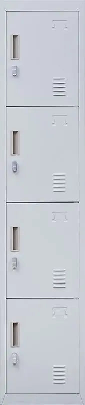 Padlock-operated lock 4 Door Locker for Office Gym Grey Deals499