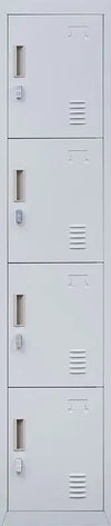 Padlock-operated lock 4 Door Locker for Office Gym Grey Deals499