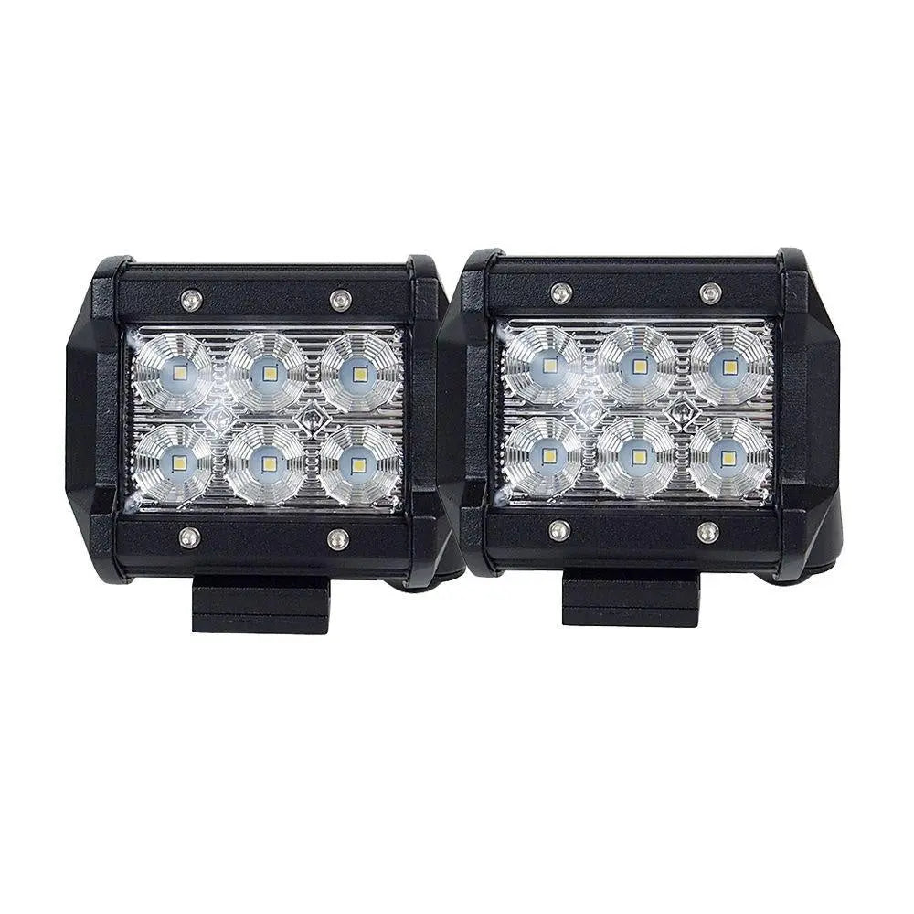 Pair 4inch CREE LED Work Light Bar Flood Beam Offroad Driving Lamp Reverse Fog Deals499