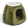 Pet Bed Cat Beds Bedding Castle Igloo Round Nest Comfy Kennel Cave Green M Deals499
