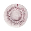 Pet Bed Cat Dog Donut Nest Calming Mat Soft Plush Kennel Pink L Deals499
