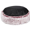 Pet Bed Cat Dog Donut Nest Calming Mat Soft Plush Kennel Pink L Deals499