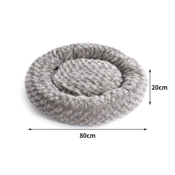 Pet Bed Dog Cat Nest Calming Donut Mat Soft Plush Kennel Cave Deep Sleeping XL Deals499