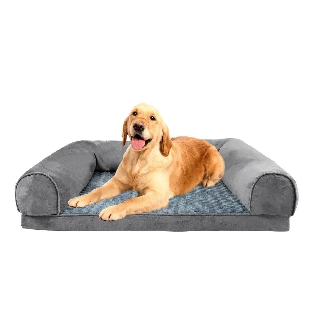 Pet Bed Sofa Dog Beds Bedding Soft Warm Mattress Cushion Pillow Mat Plush L Deals499