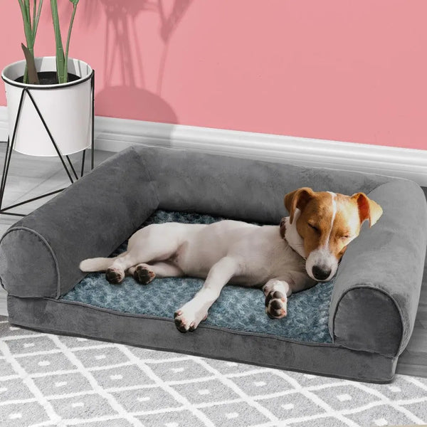 Pet Bed Sofa Dog Beds Bedding Soft Warm Mattress Cushion Pillow Mat Plush M Deals499