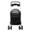 Pet Stroller Dog Cat Pram Foldable Carrier Large Travel 4 Wheels Pushchair Black Deals499