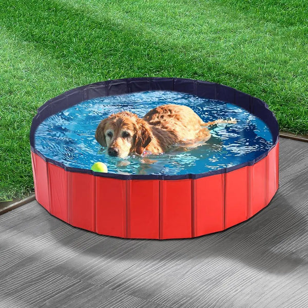Pet Swimming Pool Dog Cat Animal Folding Bath Washing Portable Pond S Deals499