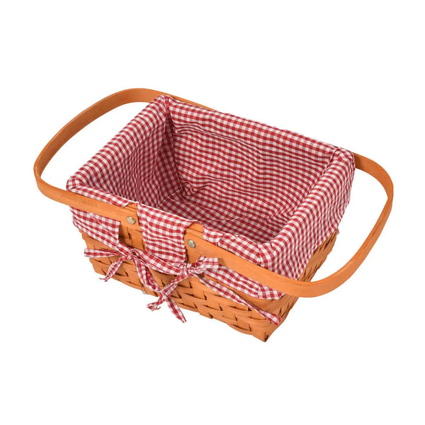 Picnic Basket Wicker Baskets Outdoor Deluxe Gift Storage Person Storage Carry Deals499