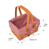 Picnic Basket Wicker Baskets Outdoor Deluxe Gift Storage Person Storage Carry Deals499
