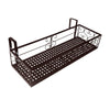 Plant Holder Plant Stand Hanging Flower Pot Basket Garden Wall Rack Shelf Rectangle Bronze Deals499
