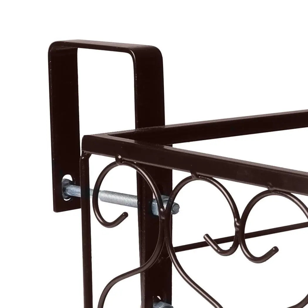 Plant Holder Plant Stand Hanging Flower Pot Basket Garden Wall Rack Shelf Rectangle Bronze Deals499