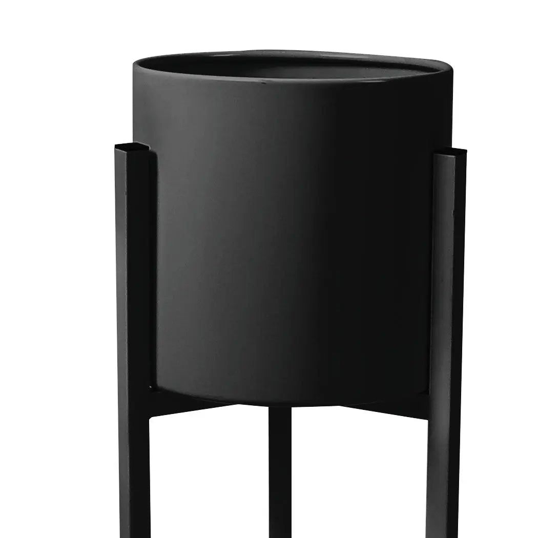 Plant Stand Garden Planter Metal Flower Pot Rack Corner Shelving Indoor Outdoor Large Black Deals499