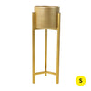 Plant Stand Garden Planter Metal Flower Pot Rack Corner Shelving Indoor Outdoor Small Gold Deals499
