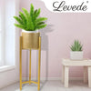 Plant Stand Garden Planter Metal Flower Pot Rack Corner Shelving Indoor Outdoor Small Gold Deals499