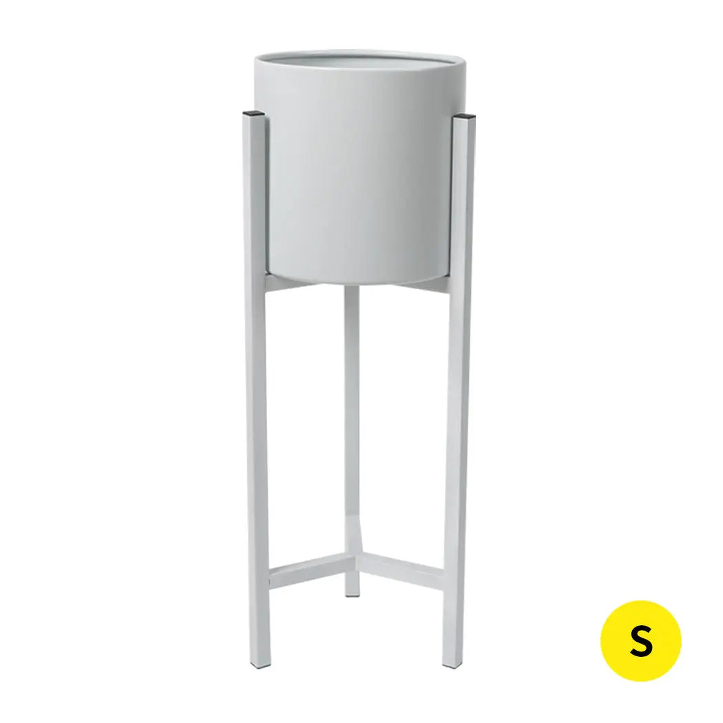 Plant Stand Garden Planter Metal Flower Pot Rack Corner Shelving Indoor Outdoor Small White Deals499