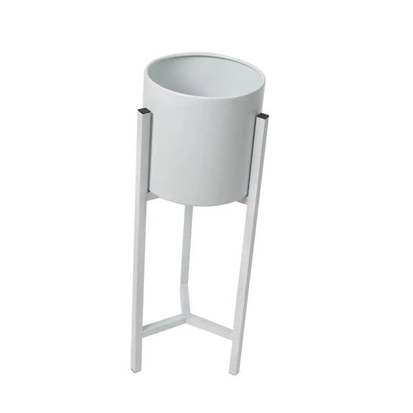 Plant Stand Garden Planter Metal Flower Pot Rack Corner Shelving Indoor Outdoor Small White Deals499