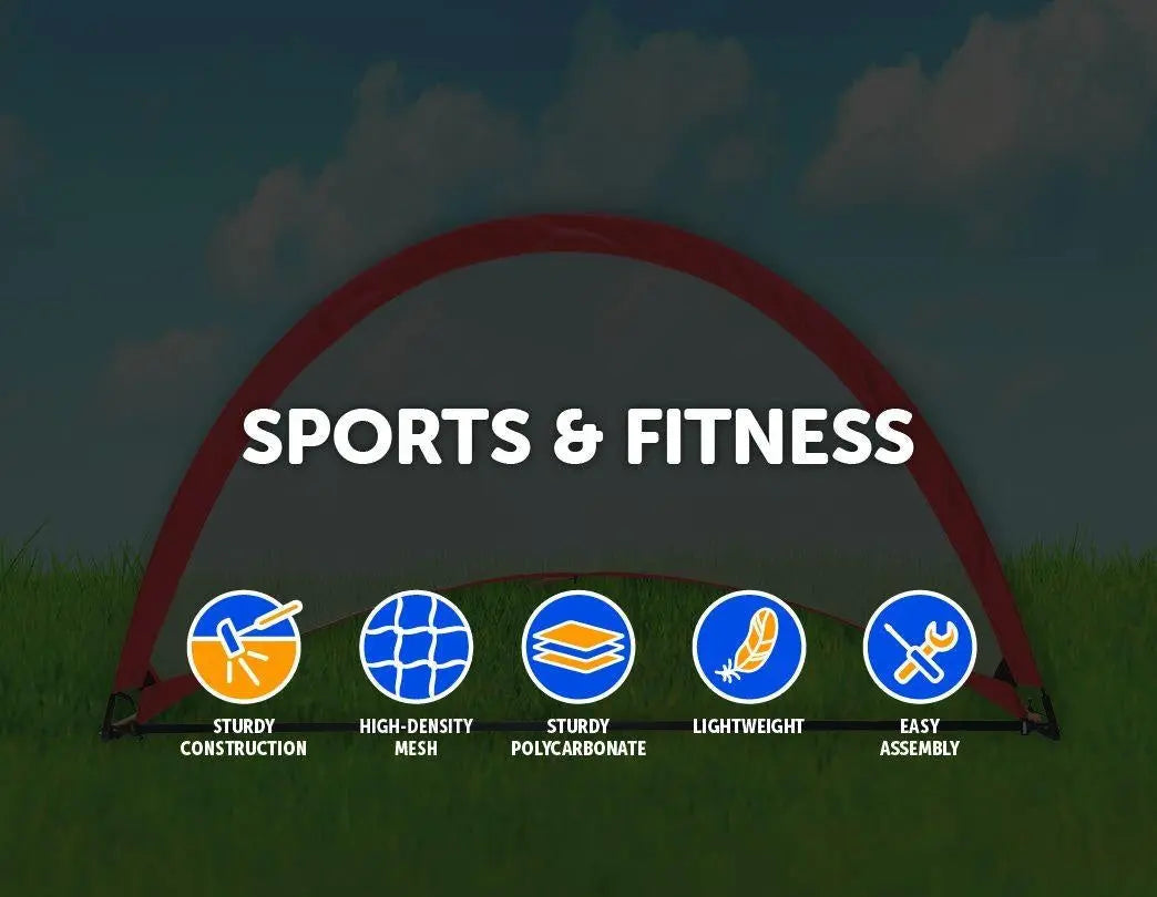 Portable Kids Soccer Goals Set – 2 Pop Up Soccer Goals, Cones, Goal Carry Bag Deals499