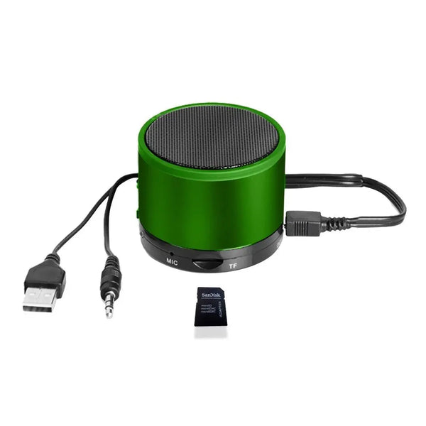 Portable Wireless Car Bluetooth Music Speaker Mini AUX Stereo for iPhone iPad PC Deals499