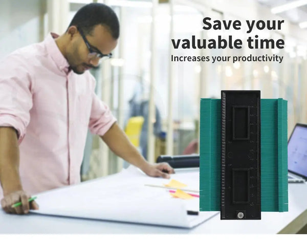 Profile Gauge Shape Contour Duplicator Gauge Laminate Tiles Tiling Template Tool Deals499