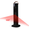 Pursonic Electric Ceramic Tower Heater Portable Oscillating Remote Control - Black Deals499