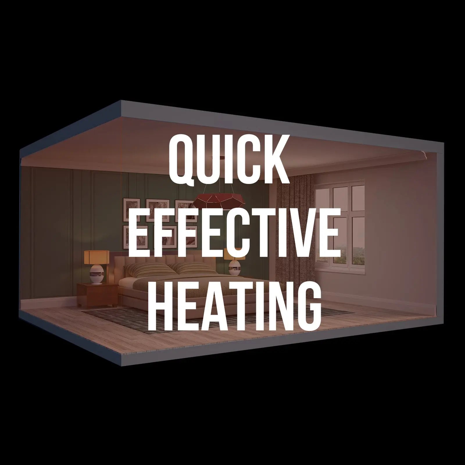 Pursonic Electric Ceramic Tower Heater Portable Oscillating Remote Control - White Deals499