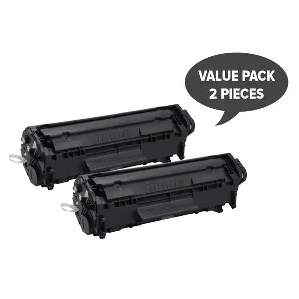 Q2612A #12A Cart-303 Premium Generic Toner (Set of 2) HP