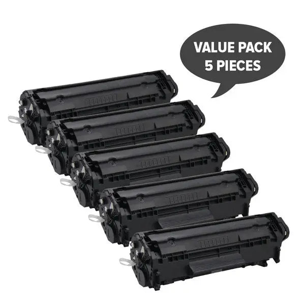 Q2612A #12A Cart-303 Premium Generic Toner (Set of 5) HP