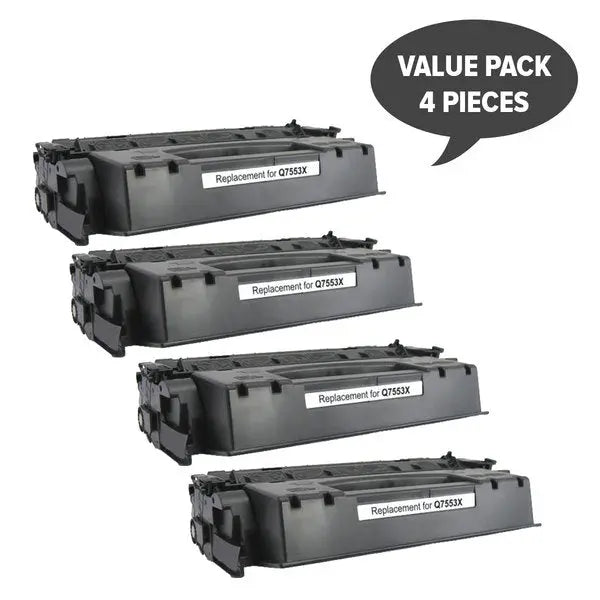 Q7553X HP #53X CART315ii CART308ii Q5949X #49x Premium Generic Toner x 4 HP