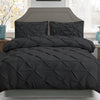 Giselle Bedding Queen Size Quilt Cover Set - Black Giselle