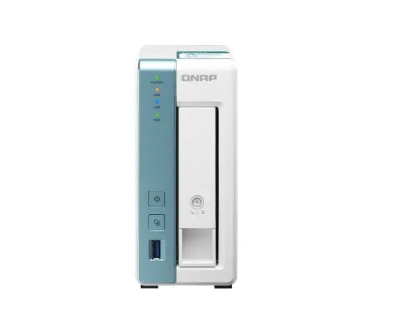 QNAP TS-131K 1 Bay NAS Alpine AL-214 4-Core 1.7GHz 1GB DDR3 512MB 1x3.5' SATA Hot Swap 1xGbE 3xUSB 3.2 Tower LED Windows/MAC QNAP