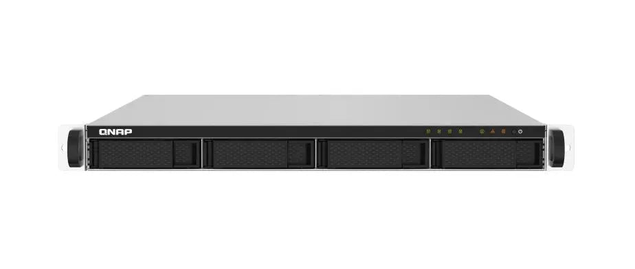 QNAP TS-432PXU-2G 4 Bay NAS AL324 64-bit ARM® Cortex-A57 quad-core 1.7GHz 2 GB DDR4 Hot-swappable 2x2.5GbE 2x10GbE SFP+ 1U 1xPCIe Gen 4xUSB3.2 3YR WTY QNAP