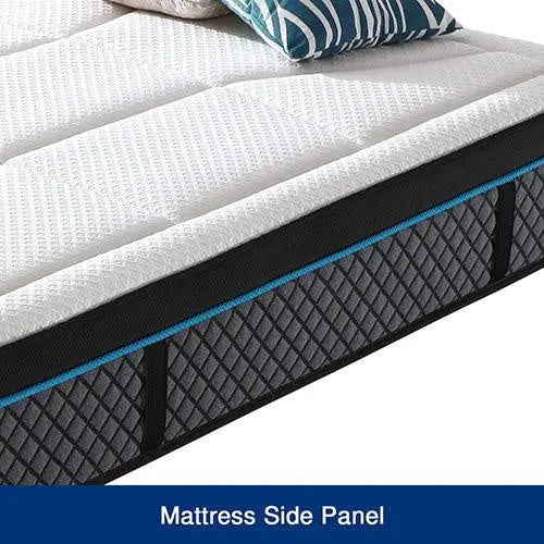 Queen Mattress in Coolmax Memory Foam 6 Zone Pocket Coil Soft Firmness Deals499