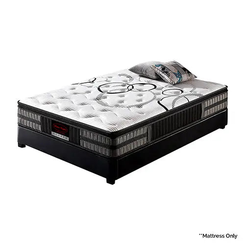 Queen Mattress in Gel Memory Foam Pocket Coil Medium Firm Bed 34cm Thick Deals499
