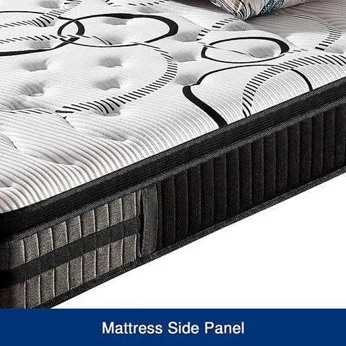 Queen Mattress in Gel Memory Foam Pocket Coil Medium Firm Bed 34cm Thick Deals499