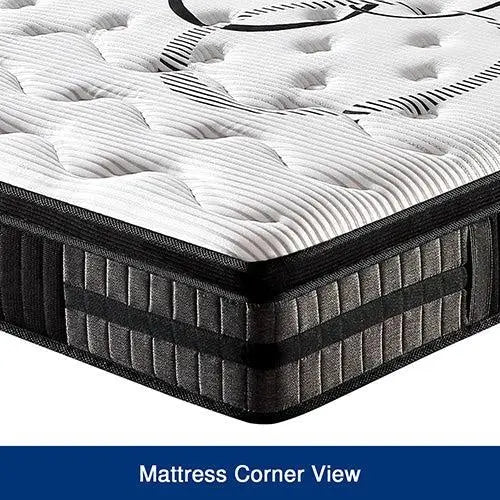 Queen Mattress in Gel Memory Foam Pocket Coil Medium Firm Bed 34cm Thick Deals499