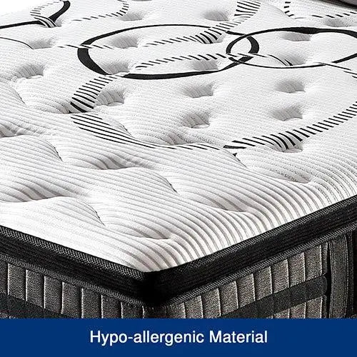 Queen Mattress in Gel Memory Foam Pocket Coil Medium Firm Bed 34cm Thick Deals499