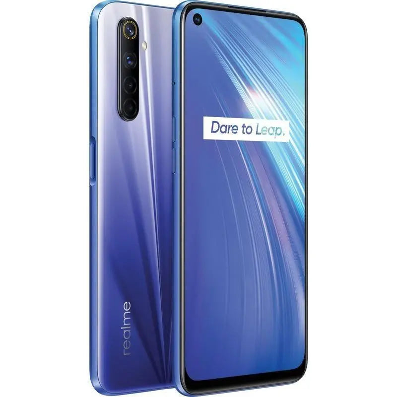 REALME 6 Comet Blue- 6.5' fullscreen display, 64MP AI Quad camera, Helio G90T processor, 8GB RAM, 128GB ROM, 4300mAh Battery REALME