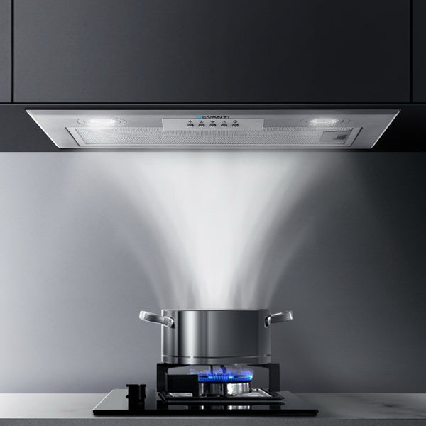 Devanti Range Hood Rangehood Undermount Built In Stainless Steel Canopy 52cm 520mm Deals499