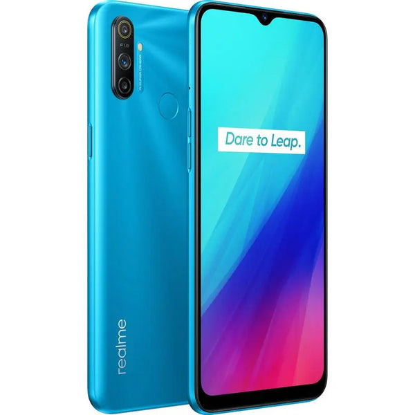 Realme C3 Frozen Blue- with 6.5' Display, 12MP AI Triple Camera, Helio G70 Processor, 3GB RAM, 64GB ROM, Nano Sim, 5000mAh battery. REALME
